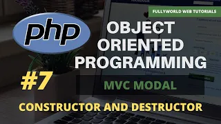 constructor and destructor Object Oriented Programming in PHP C IN PHP