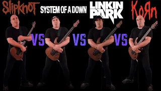 Download Ultimate NU METAL Guitar Riffs Battle (Slipknot VS SOAD VS Linkin Park VS Korn) MP3