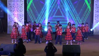  chanda chamke cham cham lkg students performance annual day 2024 25 dv montessori school 