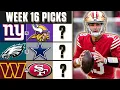 NFL Week 16 Betting EXPERT Picks For This Weeks TOP GAMES I CBS Sports