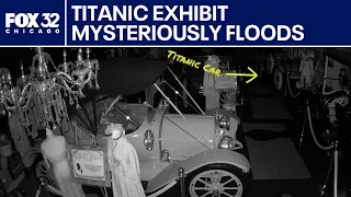 معرض سفينة تايتانيك في متحف فولفو يغمره الفيضان في اليوم الذي غرقت فيه السفينة الحقيقية عام      دندنها