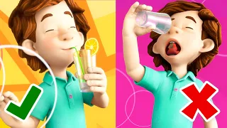 The RIGHT Way To Drink A Smoothie The Fixies Animation For Kids  The RIGHT Way To Drink A Smoothie The Fixies Animation For Kids
