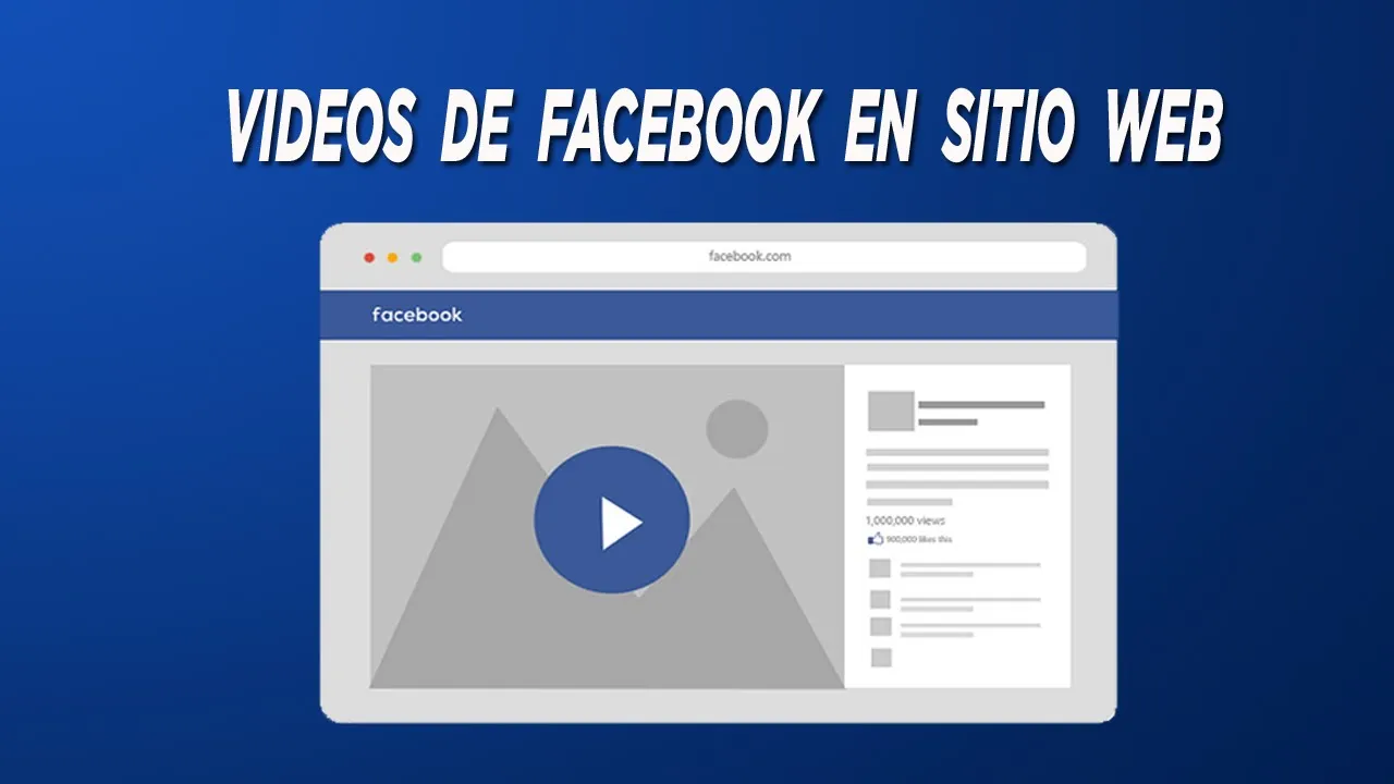 Como Insertar VÍDEOS DE FACEBOOK en BLOGGER