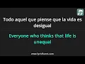 Celia Cruz - La Vida Es Un Carnaval Lyrics English Translation - Dual Lyrics English and Spanish