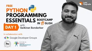 Day 1 Introduction to Python Free Python Programming Essentials Bootcamp in HINGLISH 5 Days