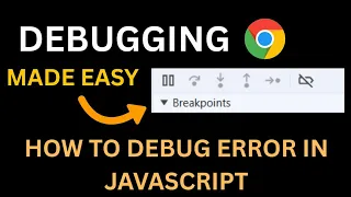 How To Debug Error in JavaScript Debugging Tutorial in Hindi
