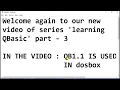 Learning Qbasic Hindi Part-3 Basic Looping