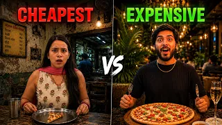 Cheapest Vs most expensive pizza