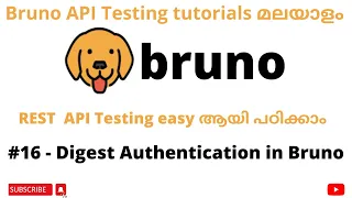 Digest Authentication in Bruno REST API Testing tutorials for Beginners Malayalam