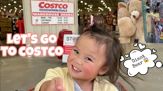 Quick Grocery at Costco Giant Bear Inside