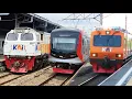 Download Lagu PASUKAN KERETA API PADATI STASIUN DEPOK \u0026 BOGOR ! KA Pangrango, KRL China, JR 205, TM 6000, Arjuna