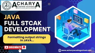 Formatting Output Strings in Java Java String Formatting Tutorial By Acharya Coding School