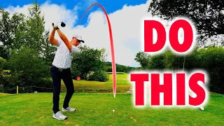 How to stop pulling your tee shots - driver golf swing tips