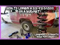 HOW TO LOWER A 88-98 C1500 ON A BUDGET SHOP TRUCK GETS WORK EPISODE 7 C NOTCH SPRINGS FLIP KIT