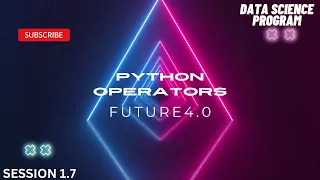 Python Operators Data Science Program 2023 Future4 0