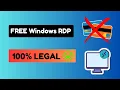 Access Windows 10 Remotely FREE Legal No Card