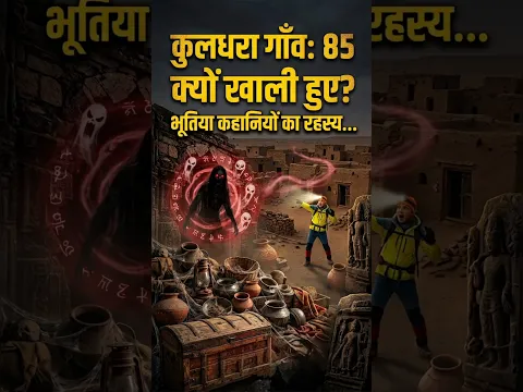रात में गायब हुआ पूरा गांव? 😱 कुलधरा का खौफनाक सच! #shorts #mystery