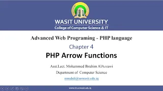 37 PHP Arrow Functions