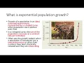 Exponential vs Logistic Growth