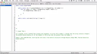 7 5 Part 1 Larger Than n - Java