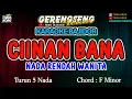 Download Lagu CIINAN BANA KARAOKE!! NADA RENDAH WANITA | BAJIDOR