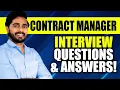 CONTRACT MANAGER INTERVIEW QUESTIONS AND ANSWERS How to Pass a Contracting Manager Job Interview