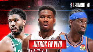 NBA EN VIVO 🔴 | Heat, Celtics, Thunder y más | Crunchtime NBA | 26 octubre 2026