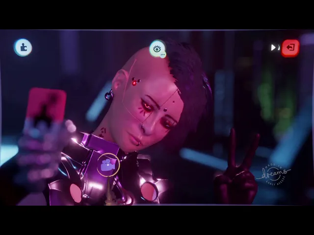 Cyberpunk 2077 remake in Dreams by Detricklez