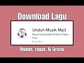 Download Lagu Cara Unduh/Download Musik Mp3 dengan Mudah, Cepat dan Gratis