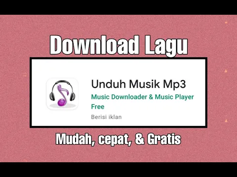 Download MP3 Cara Unduh/Download Musik Mp3 dengan Mudah, Cepat dan Gratis
