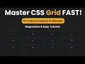 CSS Grid Layout - Responsive 12-Column Layout