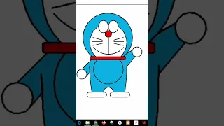 Doraemon using Python Turtle