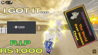 YBA SPENDING 1000 ROBUX ON A TWOH SKIN I GOT WHAT I WANTED MY YBA HALLOWEEN EXPERIENCE