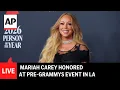 Lagu LIVE: Mariah Carey honored at pre-Grammys event in LA
