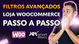 Como Criar FILTROS AVANÇADOS Loja Woocommerce Com Jet Smart Filters (Preço, Marca, Cor, Pesquisa)