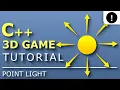 C 3D Game Tutorial 23 Creating 3D Engine - Point Light