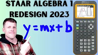 STAAR Redesign Algebra 1 Practice Test 2023 Questions 1-50