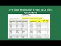 Assignment 9 - Let s solve Assignment 9 from 50 ms excel assignments