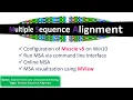 Multiple Sequence Alignment using Muscle Bioinformatics practicum live demo