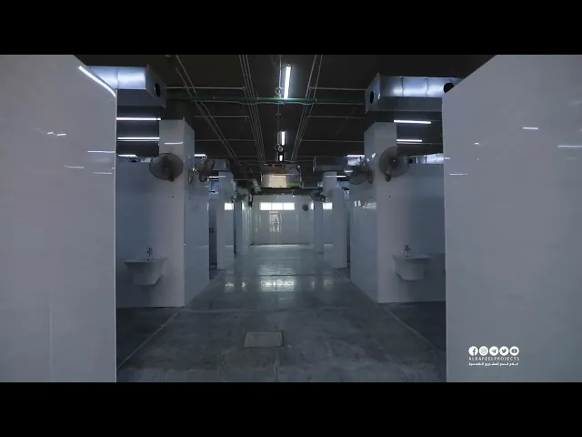 ⁣موكب ومضيف العتبة العباسية الخدمي للزائرين على طريق كربلاء- نجف يدخل الخدمة