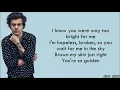 Harry Styles - Golden (lyrics)