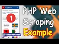 Web Scraping PHP Simple HTML DOM Parser 2023 Day 1
