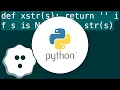 Python most idiomatic way to convert None to empty string