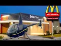 Flying my helicopter to McDonald s