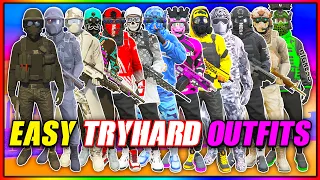 SOLO 25 BEST EASY TO MAKE MODDED TRYHARD OUTFITS AFTER PATCH 1 72 GTA Online Clothing Glitches