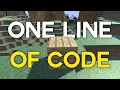 I RECREATED MINECRAFT in 1 LINE OF CODE