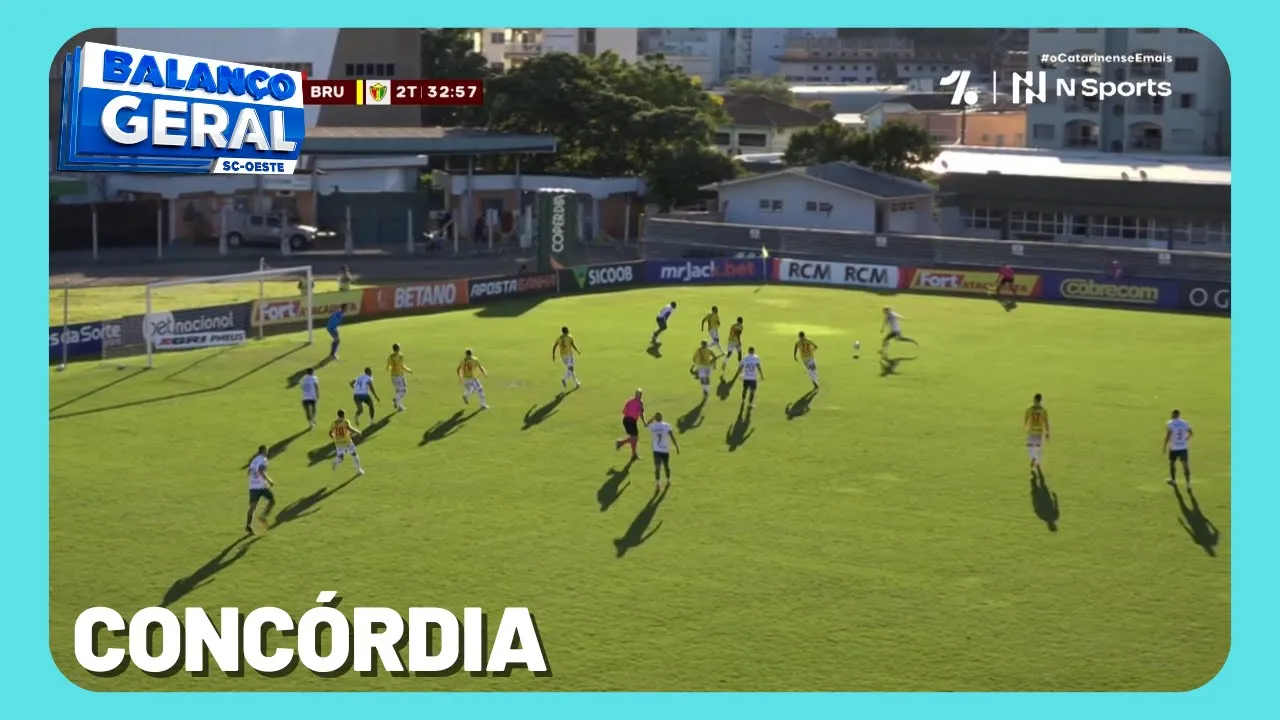 Concórdia empata no jogo de ida das quartas do Catarinense