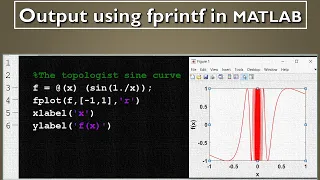 11 Output using fprintf in MATLAB