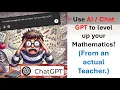 Four ways use AI to improve your Math Skills Step-by-Step Guide for Students using ChatGPT
