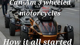 History lesson on the Can-Am 3wheeled motorcycles